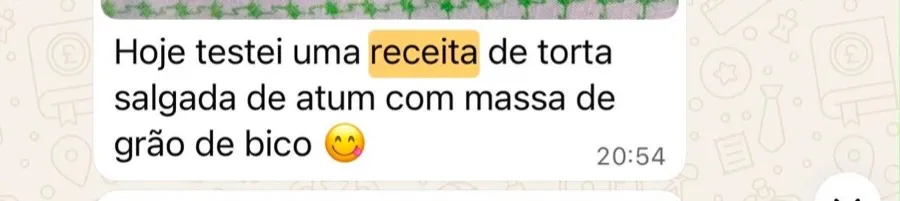 Conversa de apoio no WhatsApp